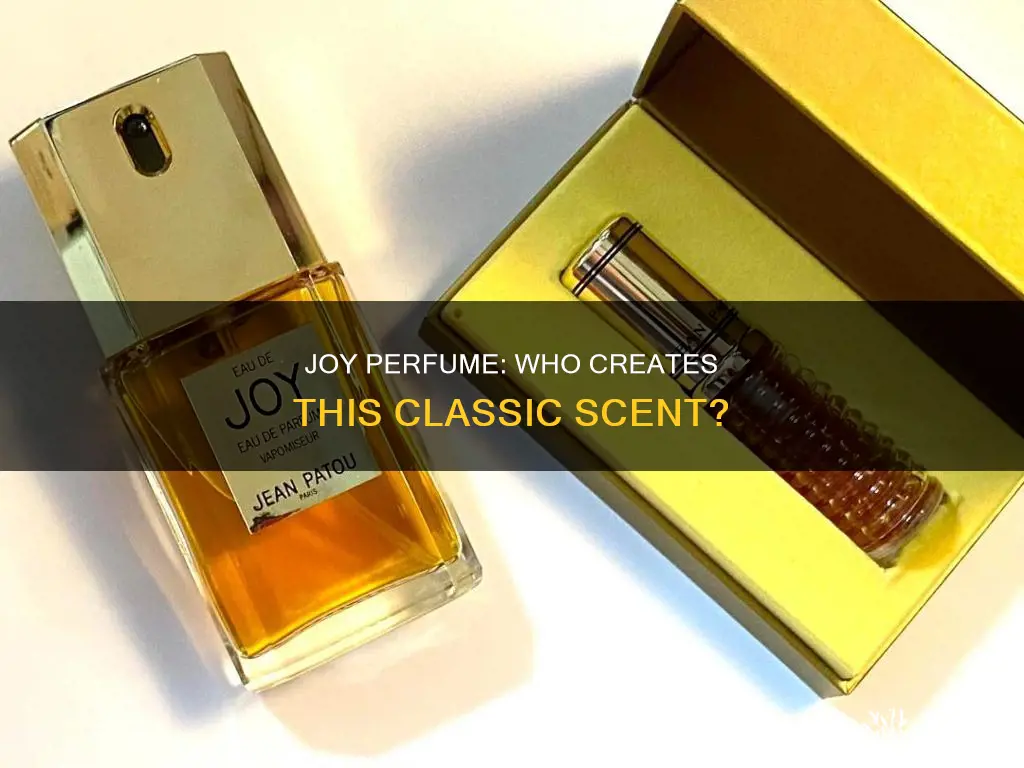 who makes joy perfume