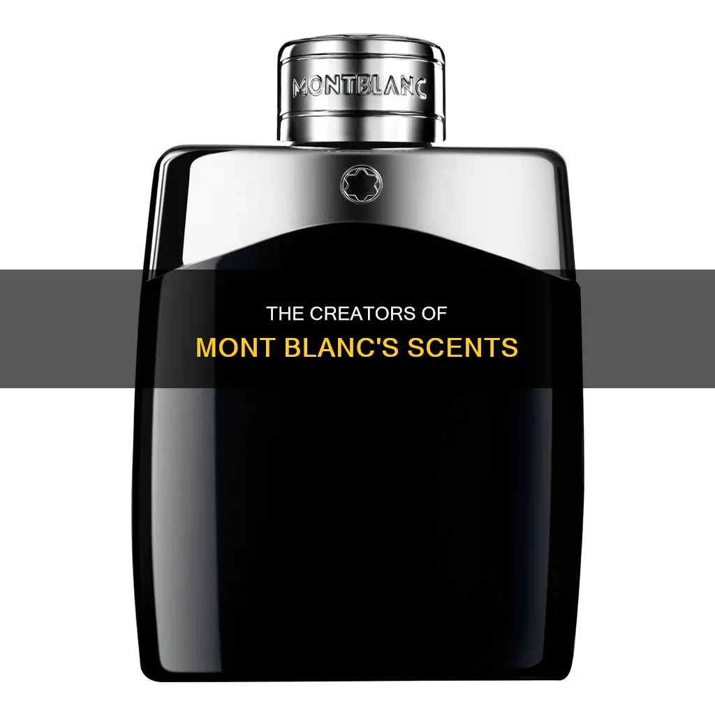 who makes mont blanc cologne