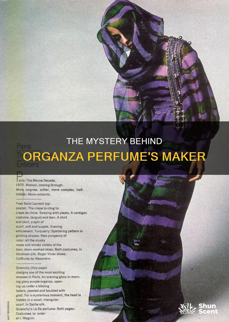 who makes organza perfume