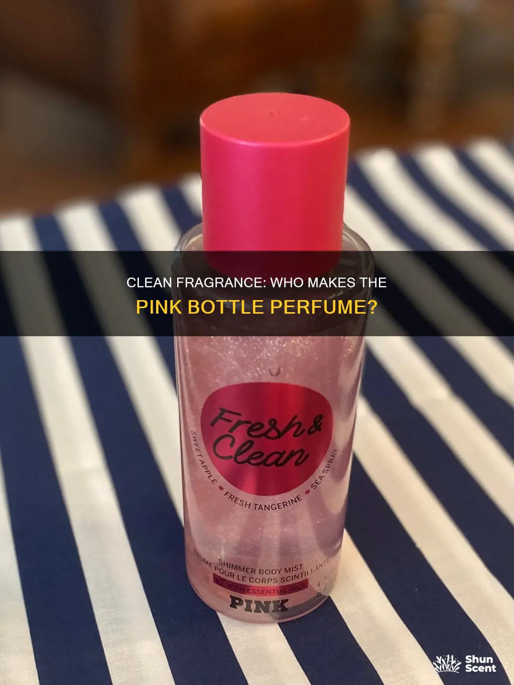 who makes the perfume called clean in pink bottle
