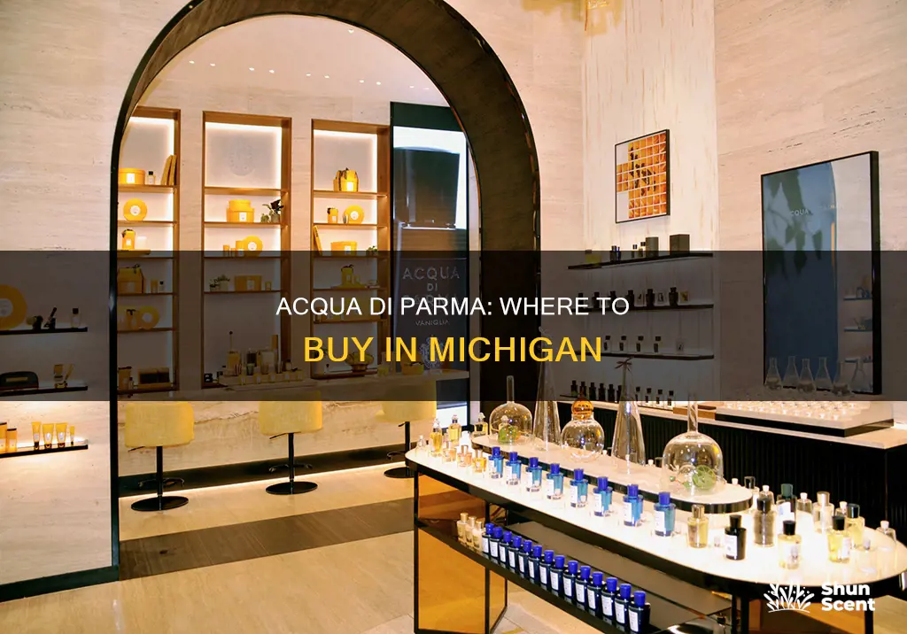 who sells acqua di parma cologne in michigan