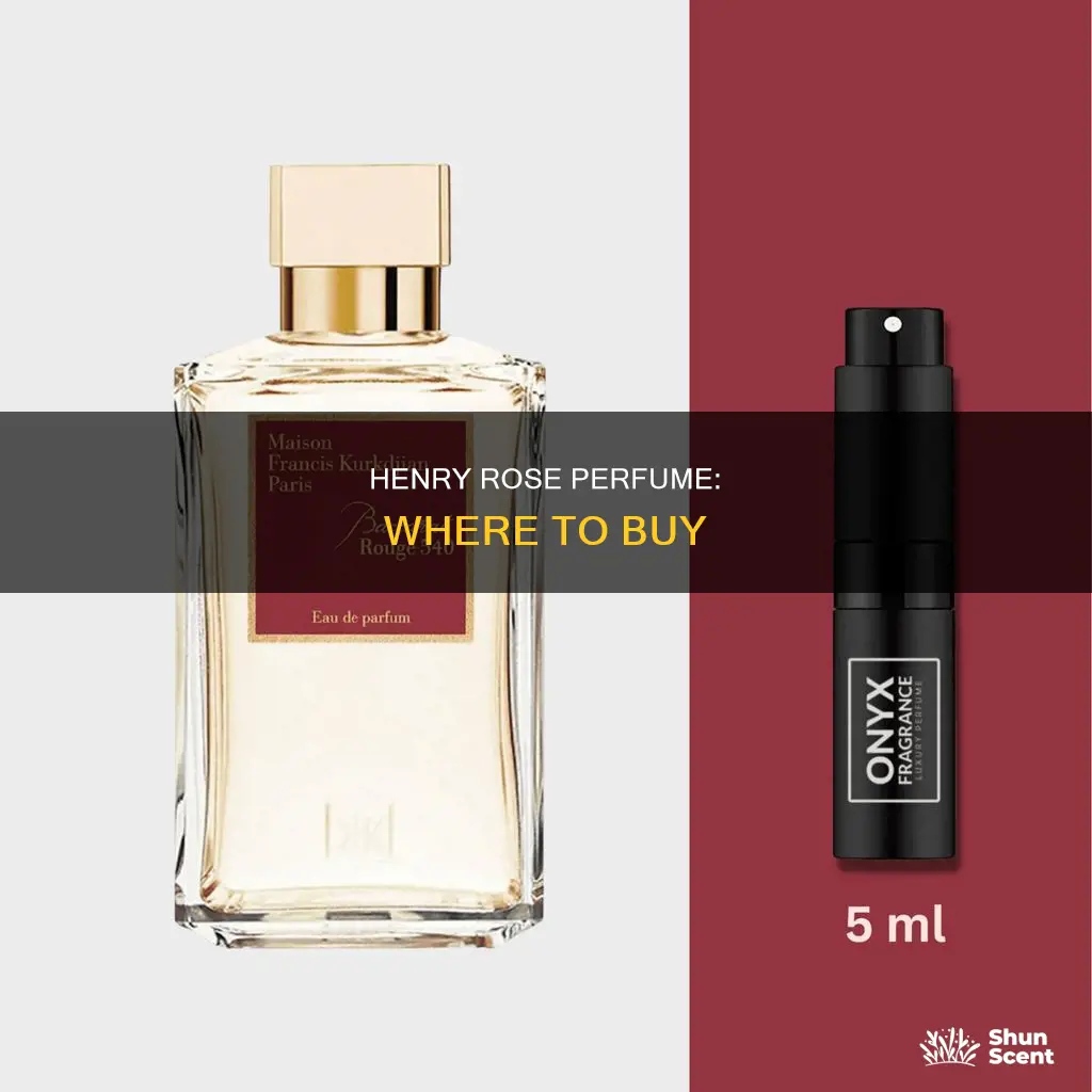 who sells henry rose perfume