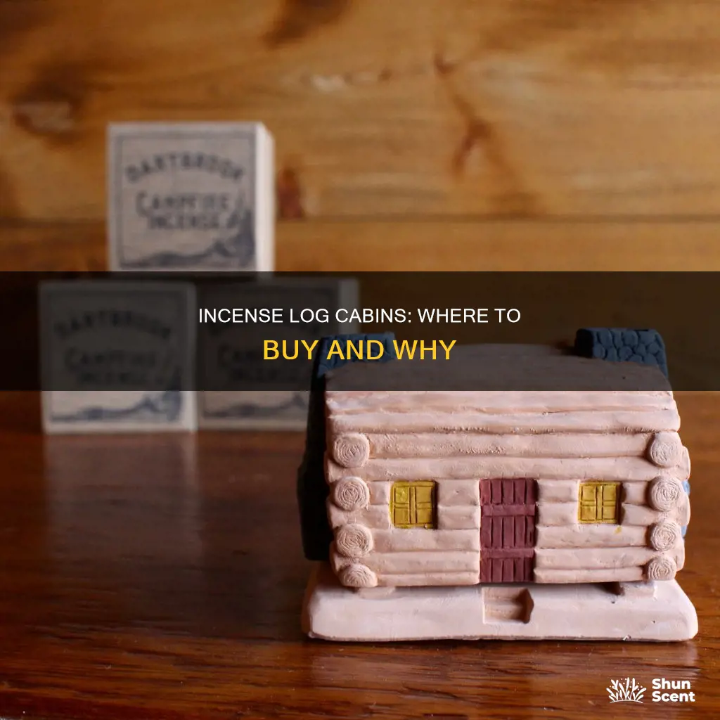 who sells incense log cabins