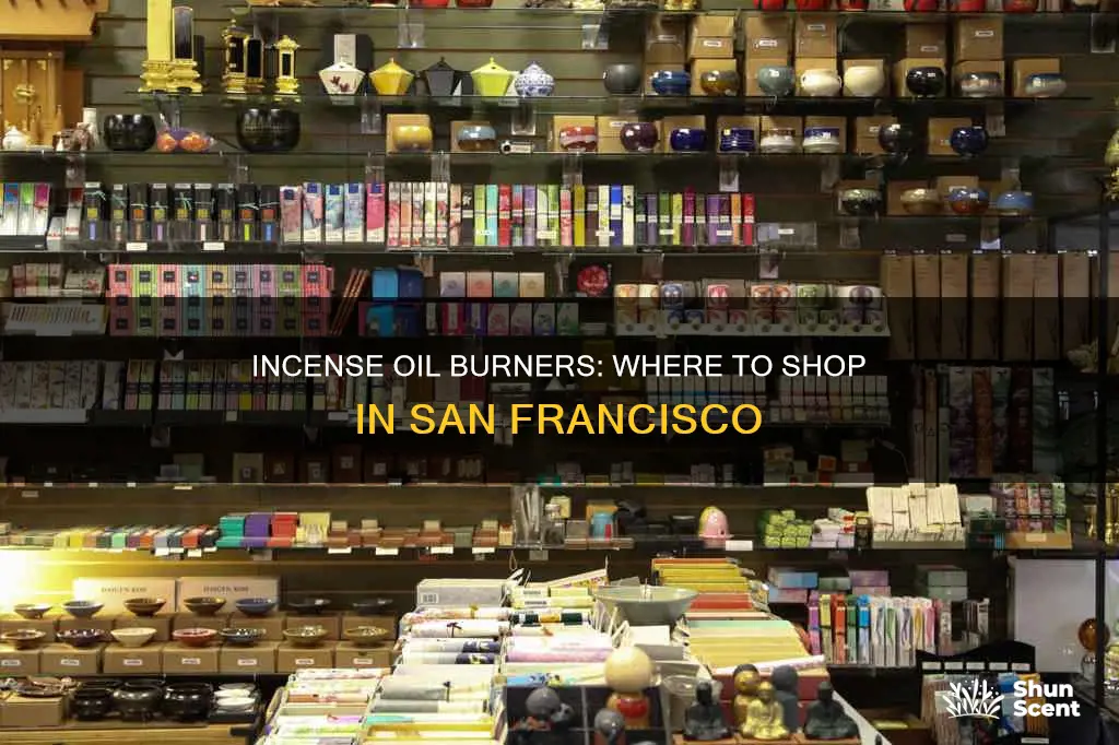 who sells incense oil burners in san francisco california