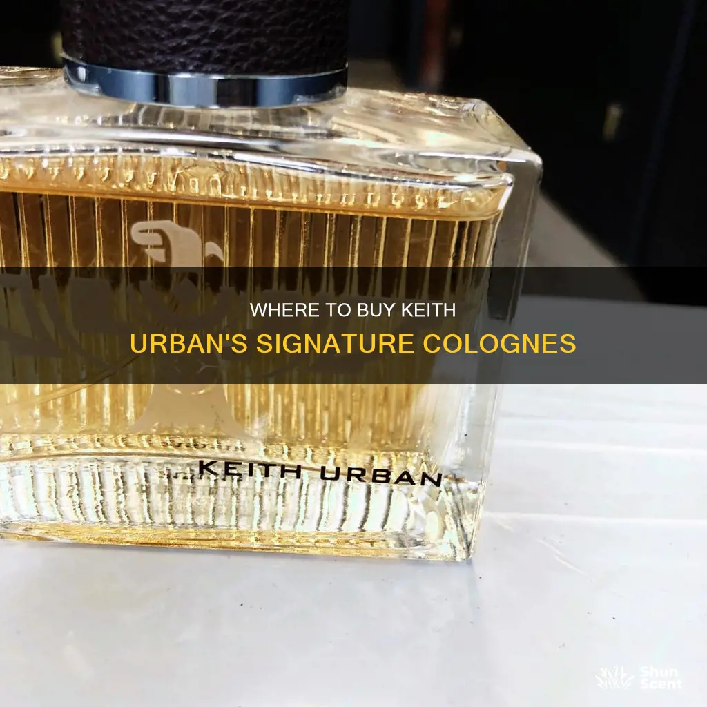 who sells keith urban cologne