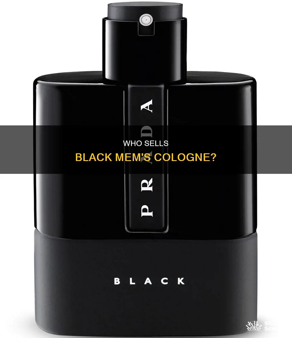 who sells mems cologne called black