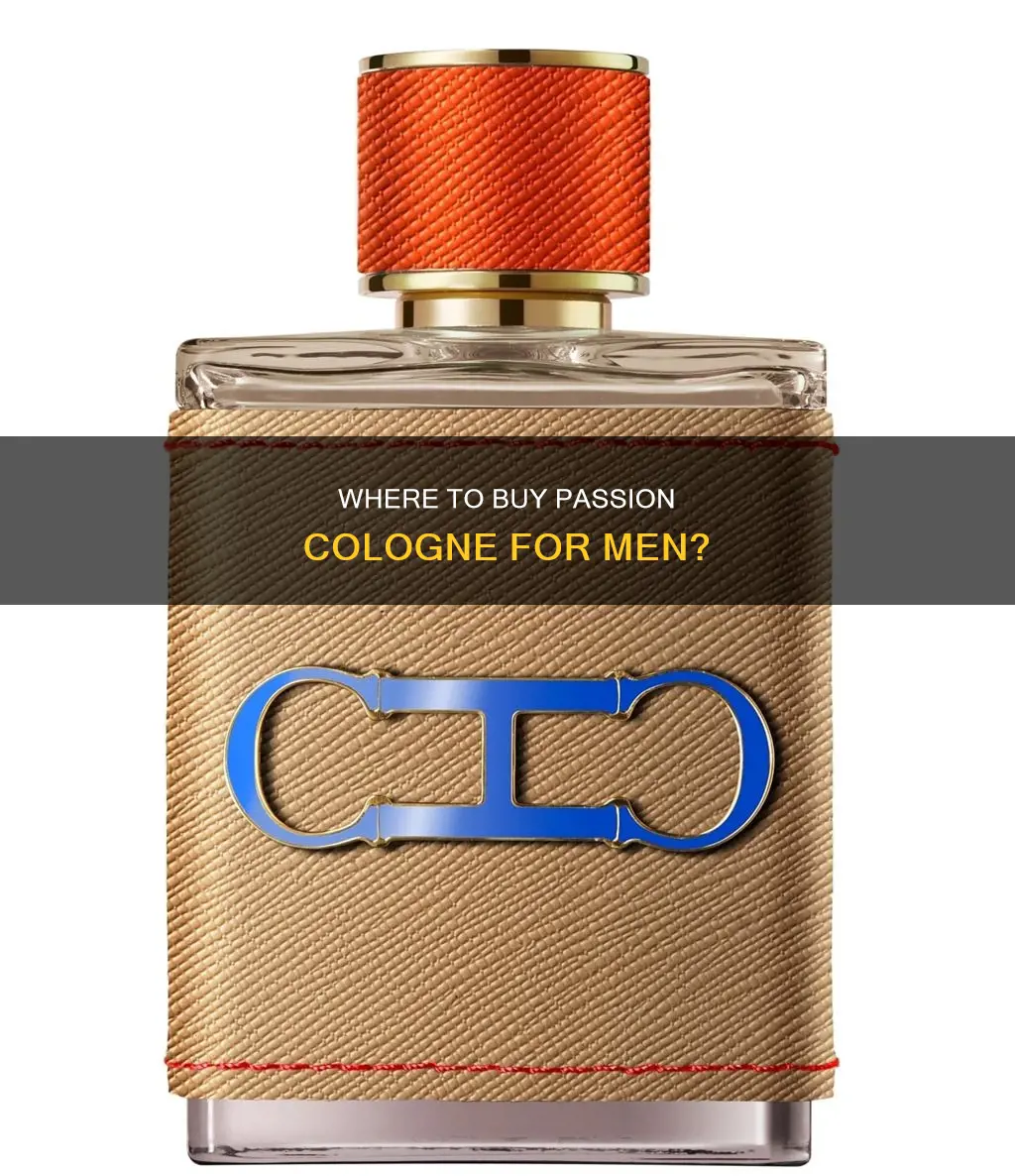 who sells passion cologne for men