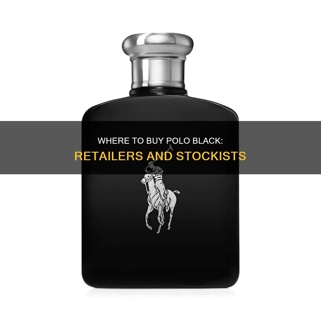 who sells polo black cologne