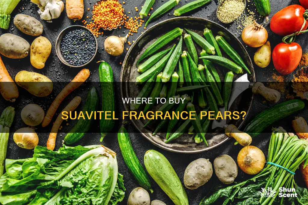 who sells suavitel fragrance pears