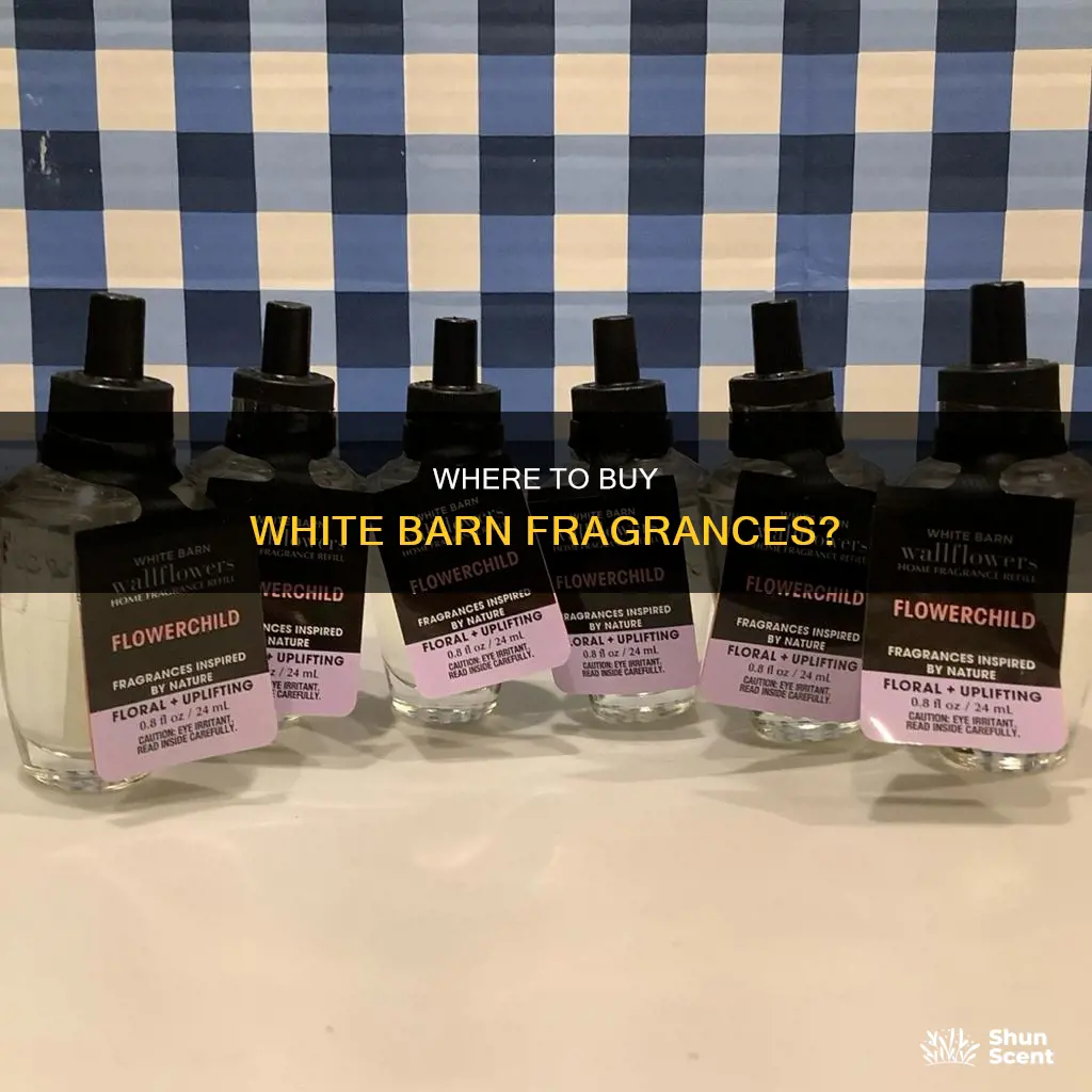 who sells white barn fragrances