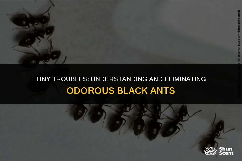 why am i getting small tiny odorous black ants
