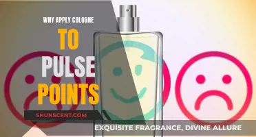 Colognes: Pulse Points for Maximum Fragrance Projection