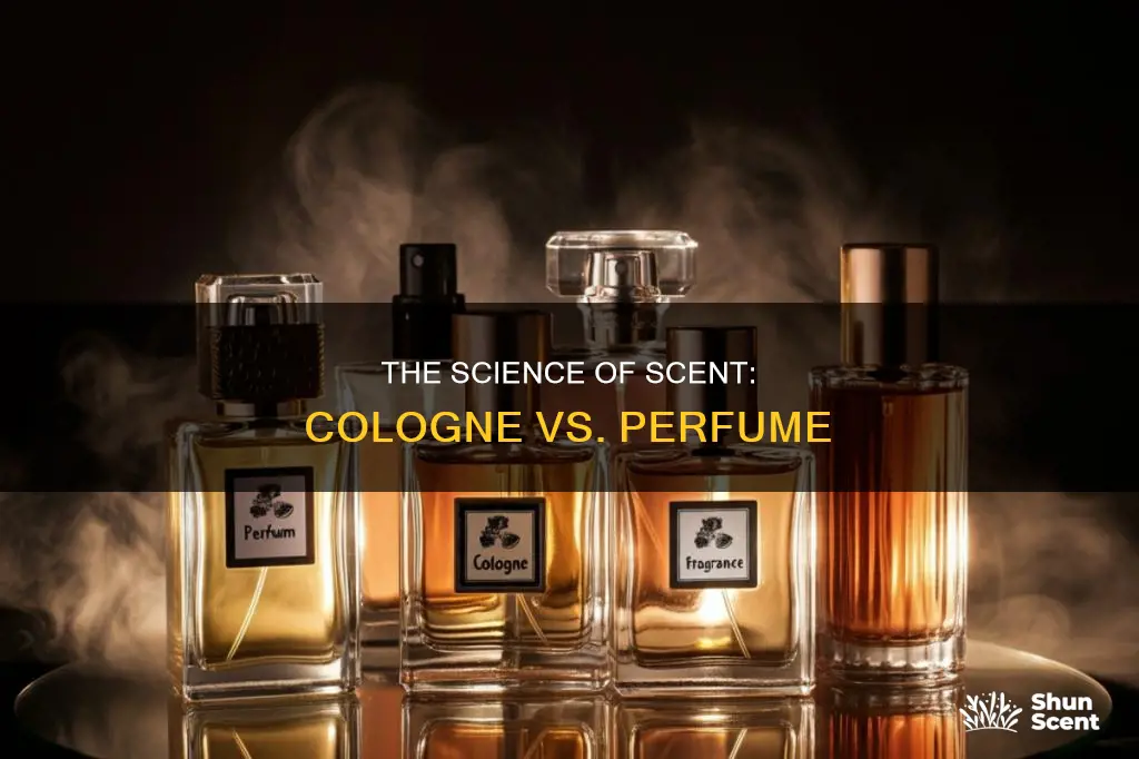 why are cologne and perfume called difference