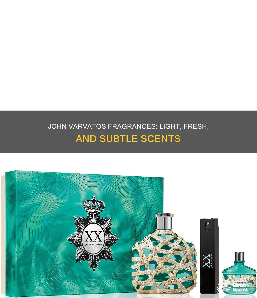 why are john varvatos fragrances so light