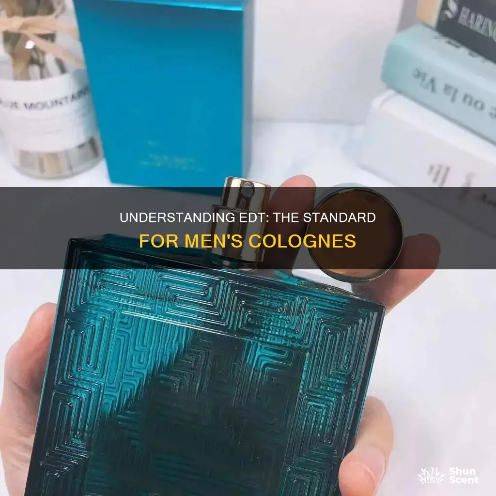 why are most mens colognes edt