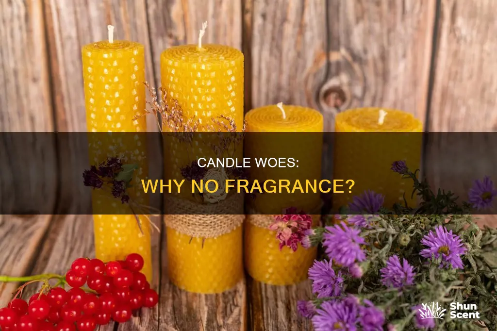 why are my candles not holding fragrance