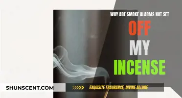 Incense and Smoke Alarms: Why No False Alarms?