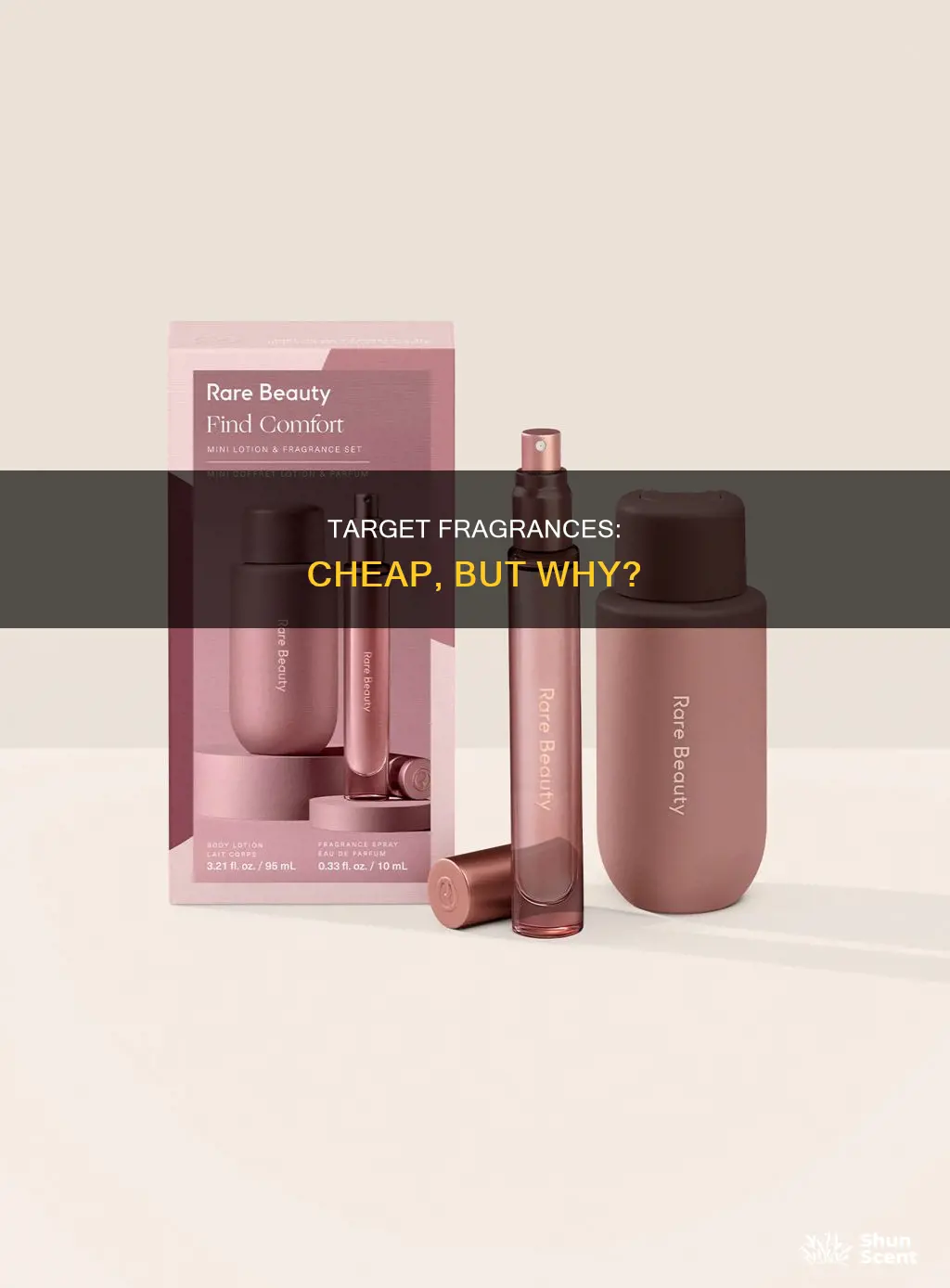 why are target fragrances so cheap