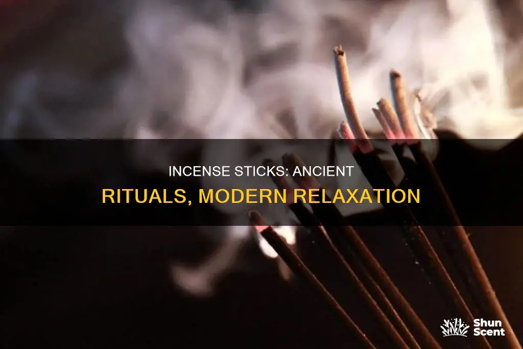why burn incense sticks