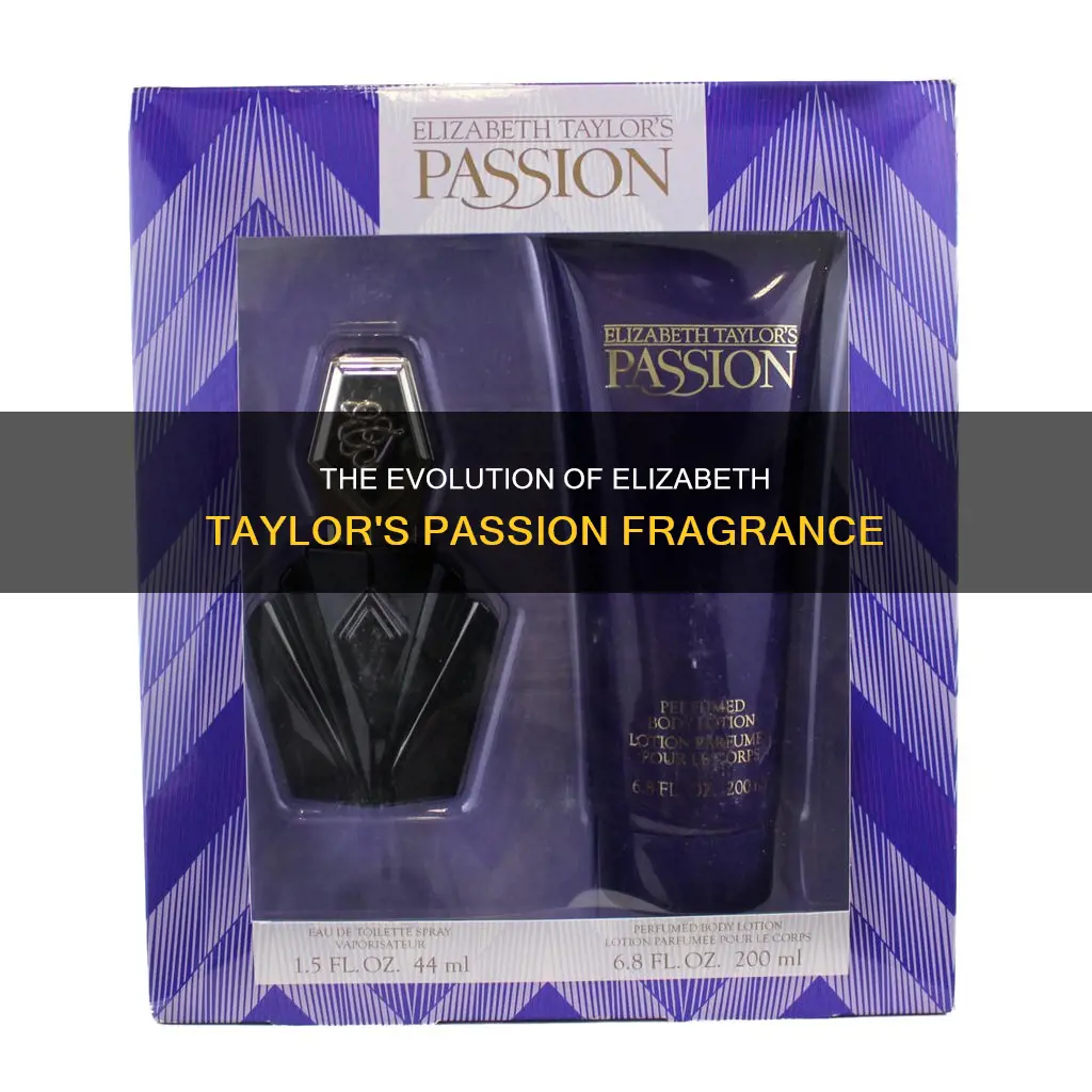 why did elizabeth taylor fragrance passion change