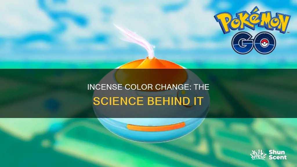 why did incense change color
