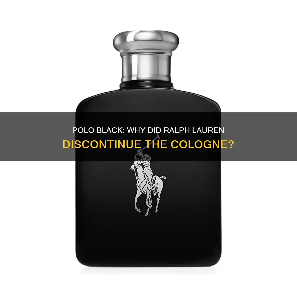 why did they stop making polo black cologne