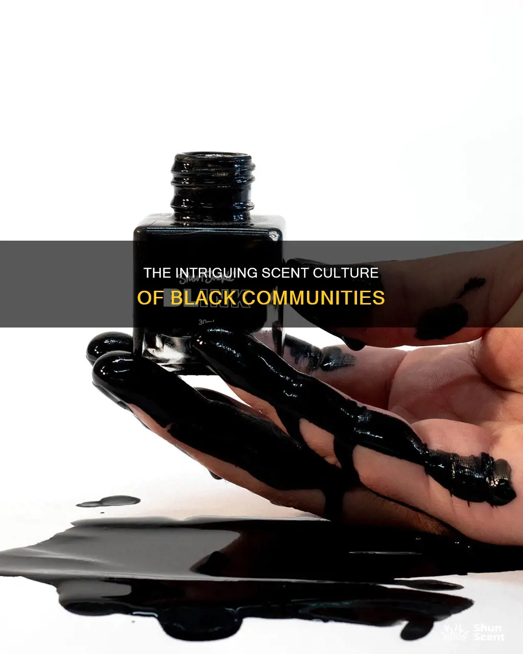 why do black people wear so much perfume