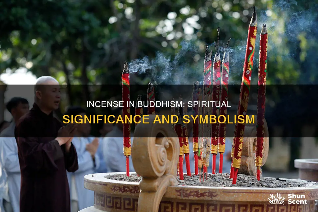 why do buddhists use incense in their ceremonies