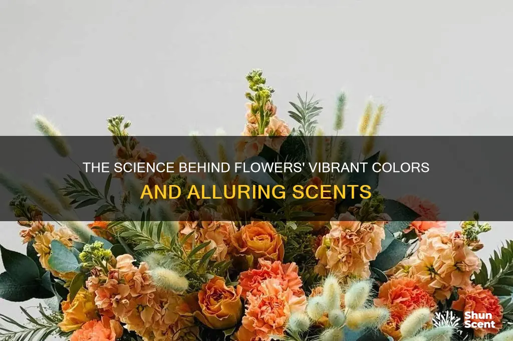why do flowers have brightly colored petals and attractive scents