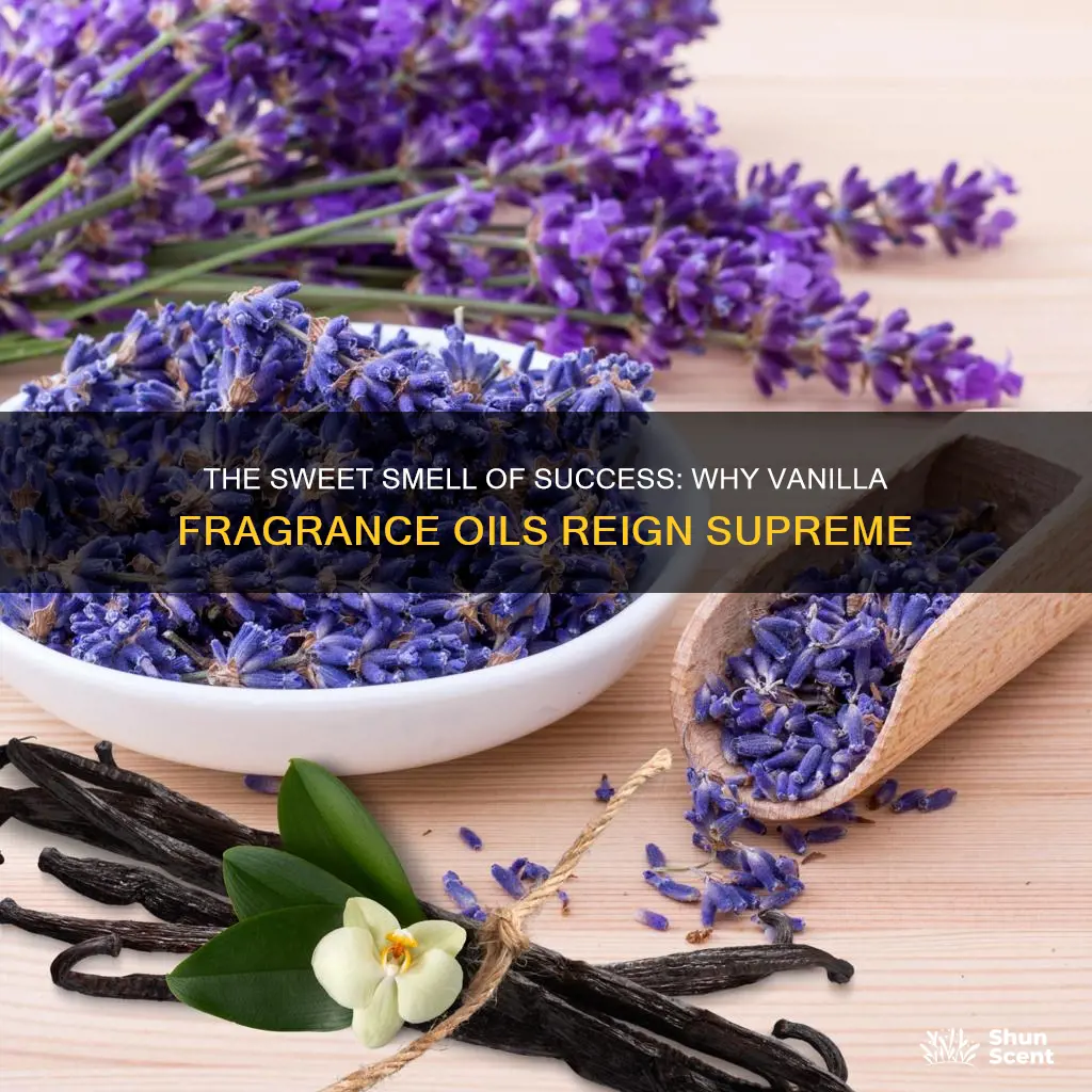 why do fragrance oils always mention vanilla content