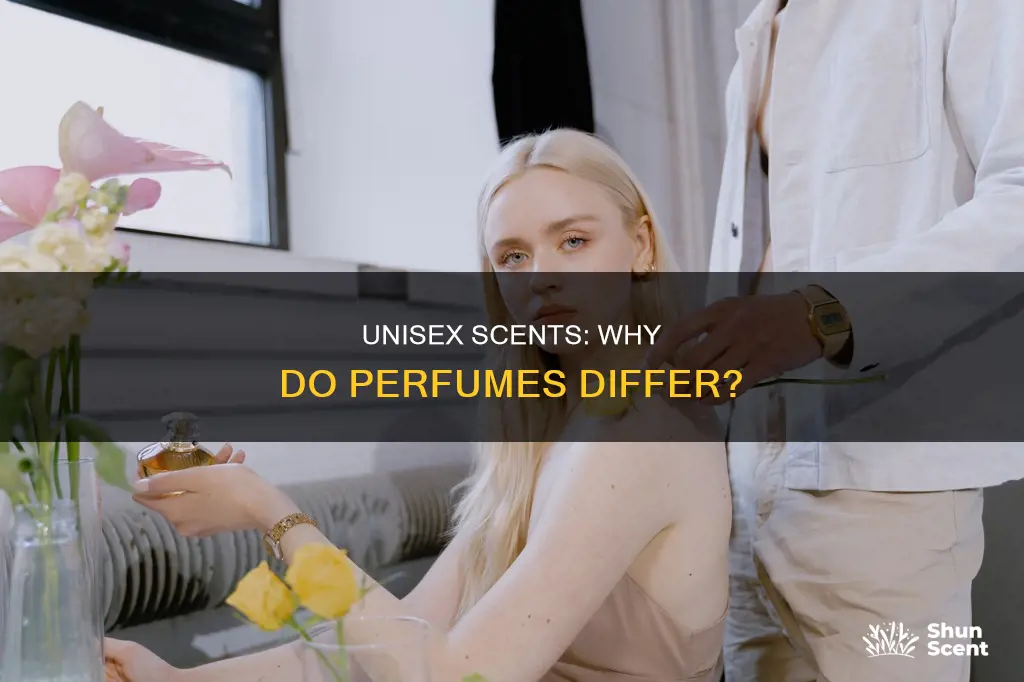 why do girls and guys perfumes smell different