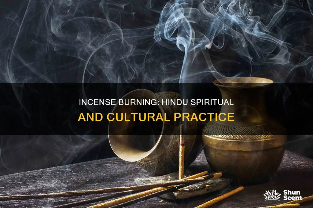why do hindu burn incense