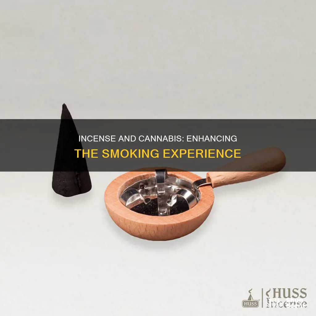 why do people burn incense when they smoke pot