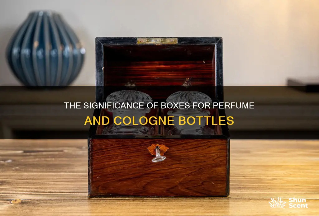 why do people want the boxes for their cologne