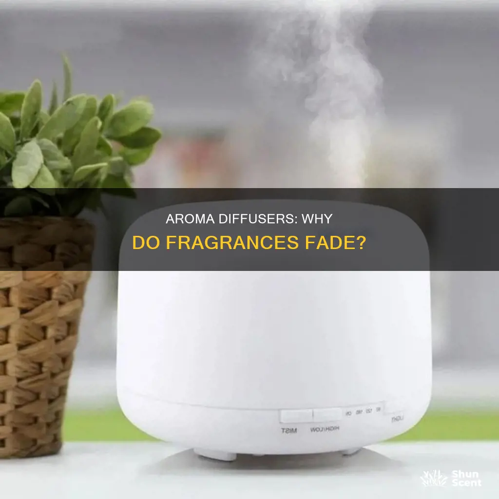 why do plug in aroma diffusers stop putting out fragrance