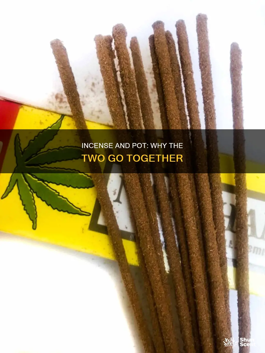 why do potheads like incense