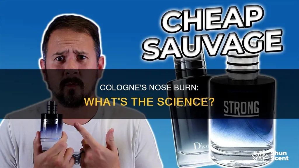 why does cologne burn my nose