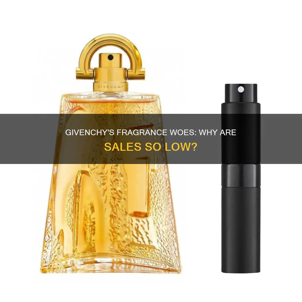 why does givenchy not sell fragrance much