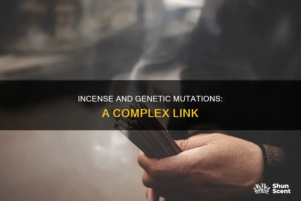 why does incense cause genetic mutations