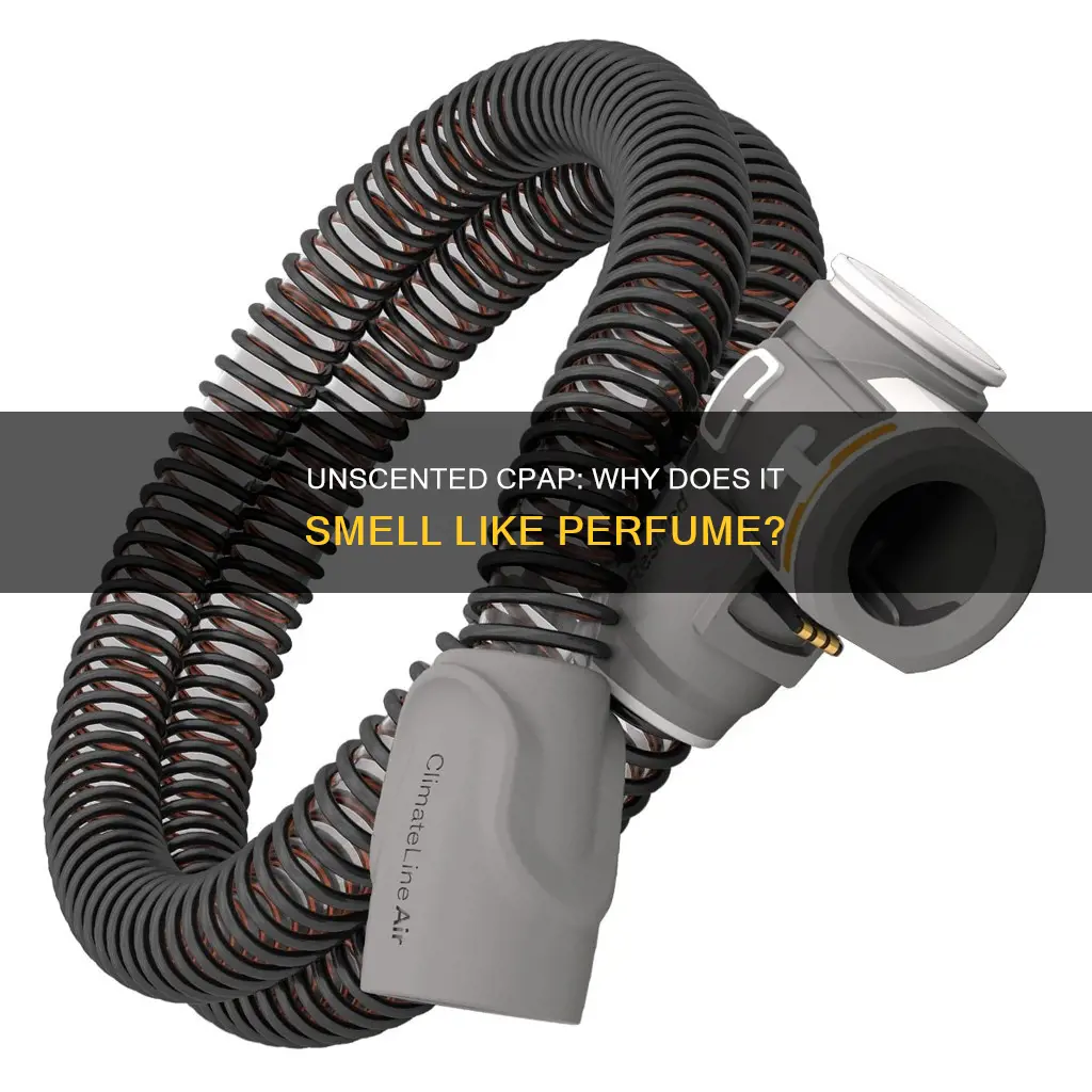 why does my cpap smell like perfume