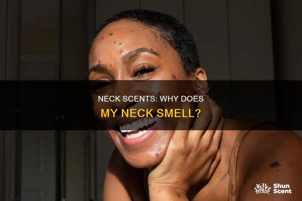 why does my neck smell where cologne