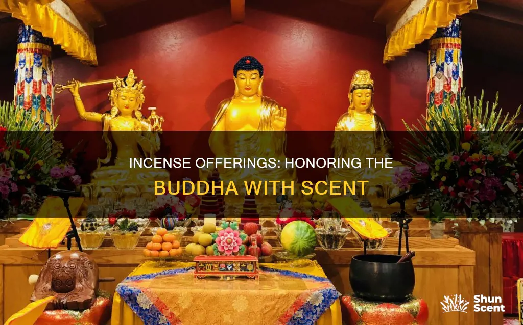 why does people offer on an incense in buddha