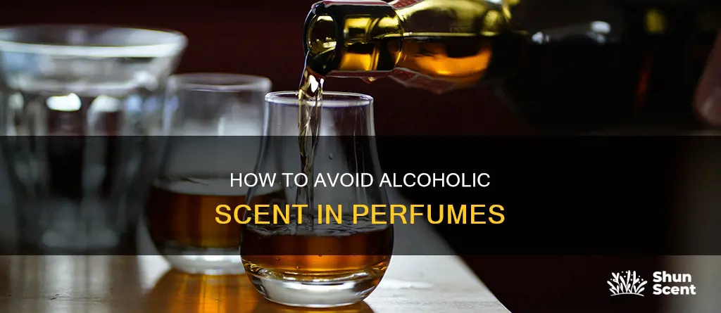 why does perfume smell like alcohol on me