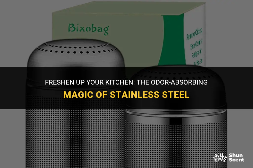 why does stainless steel get odors away