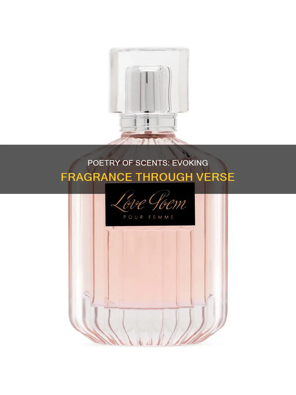 why include poems in fragrance selling