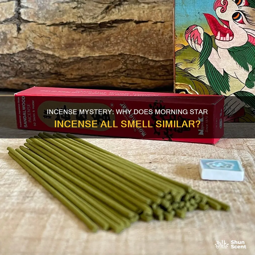 why is all morning star incense the same