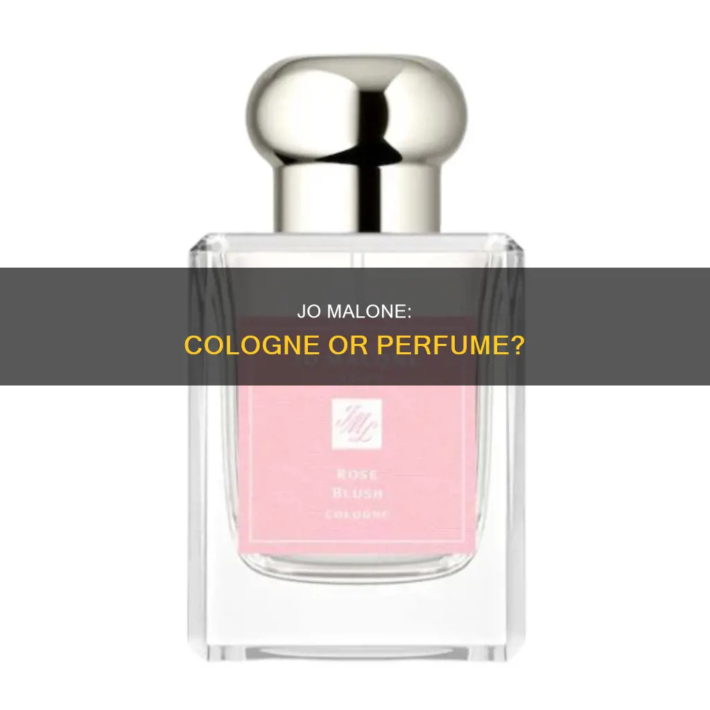 why is jo malone a cologne