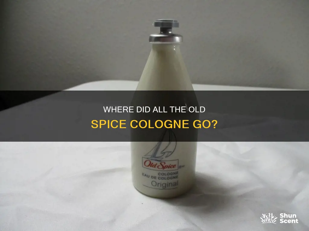 why is mens old spice cologne hard to find