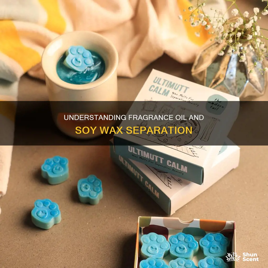 why is my fragrance oil separating from my soy wax