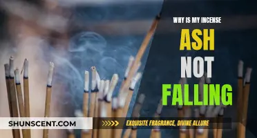 Incense Ash: Why It's Not Falling and How to Fix It